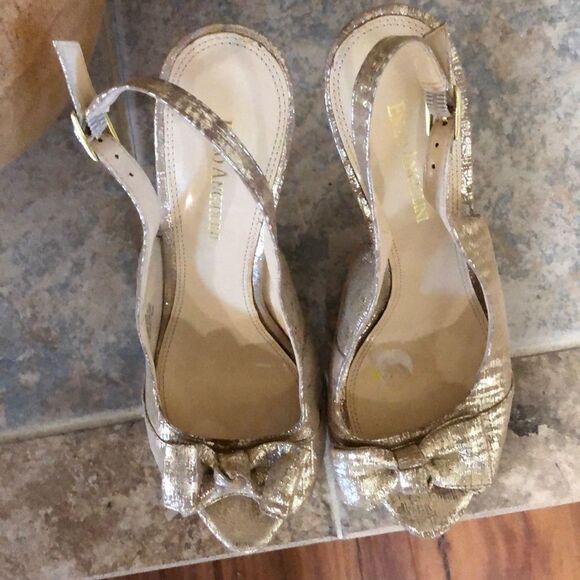 Enzo Angliolini Peep Toe Platforms 7.5 - Picture 4 of 8